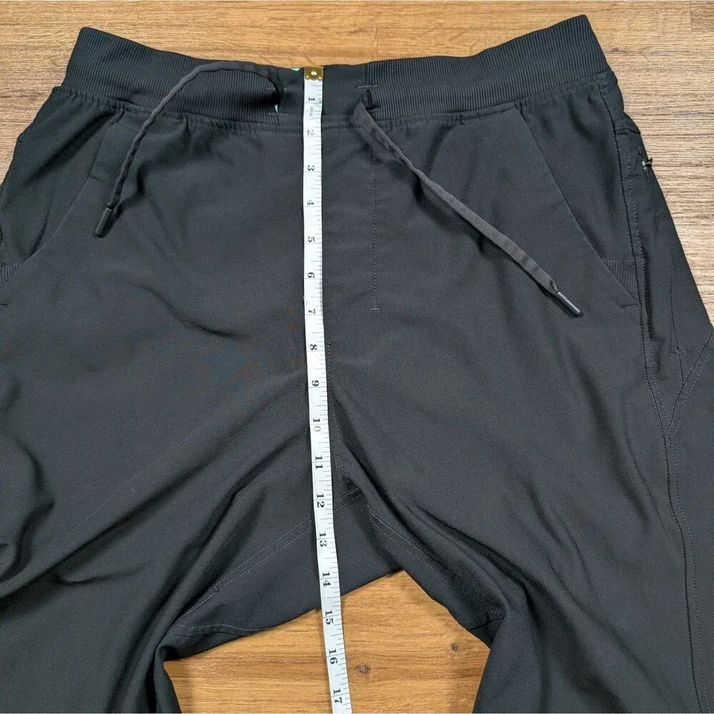 Birddogs Joggers Pants Mens L Black Performance Drawstring Unlined Stretch